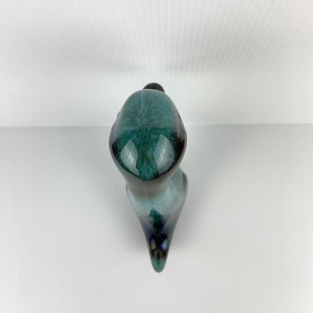 Blue Mountain Duck 11 X 6 Vintage Glazed Pottery Long Neck Duck Figurine - Picture 5 of 9